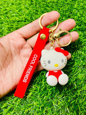GKM Trendy Kitty cute Cat premium quality keychain with hook Key Chain