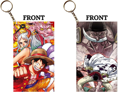 Hariyaali Enterprises LLP LUFFY YAMATO AND PINK DRAGON X LEGENDARY WHITEBEARD Unique Style 2 pcs Combo Key Chain