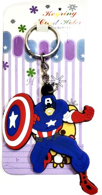 ShopTalk Captain America Avengers Hero pvc Key Chain