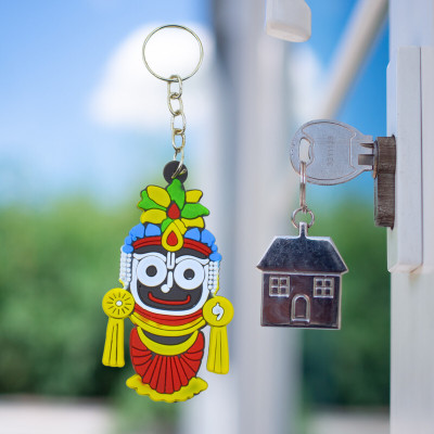 Jagannath World Jaga-yelloe-Keyring-Set-1-0O Key Chain