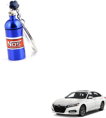 SEMAPHORE NOS Bottle Keychain Pill Box Storage Key Ring Blue for Honda Accord Key Chain