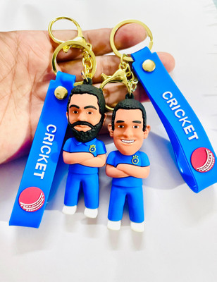 GKM DHONI & ROHIT SHARMA Jersey no 7 & 45 character 3D keychain Key Chain