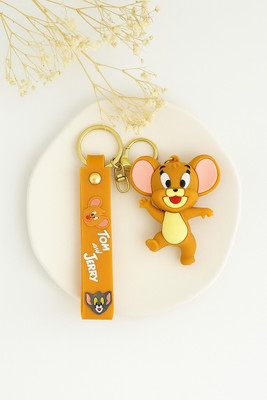 GAURAV ENTERPRISES Tom and Jerry Light Brown Cartoon Keychain Key Chain