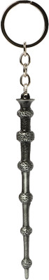 ZYZTA Harry Potter Dumbledore Magical Wand Stick Key Chain Key Ring, Silver, Pack of 1 Key Chain