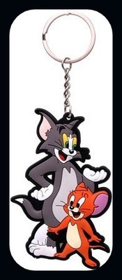 BBG BBG_Two Sided Tom and Jerry Cartoon (G-2) Ru-A Key Chain