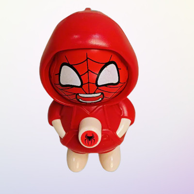 SLEEPX OWL Spider-Man Face-Changing Keychain Action Figure, Great Gift Idea Key Chain