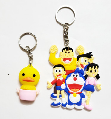 ShopTalk Duck with dora cute family's Key Chain