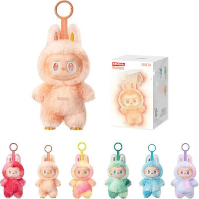 ARDAKI Labubu Monster Soft Keychain, Labubu Character Design Doll,plush soft (1 Random) Key Chain