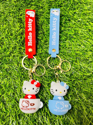 GKM Combo Set of Hello Kitty keychain Key Chain