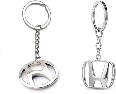 JAINSON MARTIN Combo Of Honda & Hyundai Metal Keychain For Car & Bike Keychain Key Chain