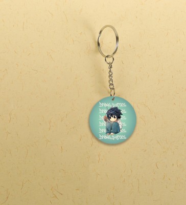 REVAMAN Light’s Fate in L's Hand Anime Printed Round Keychain Pack Of 2 Key Chain