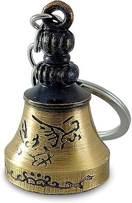 RuaDua Guardian Bell Metal KeyChain For Blessings and Good Luck For Car Bike And Bags Key Chain