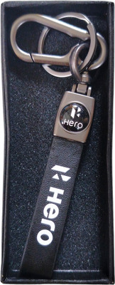 Deethyas Fashion Hero Bike Beautiful Leather With Hook Gift Box Keychain Key Chain