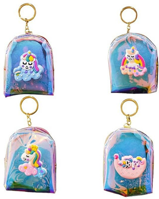Abhinandan Decors Water Glitter Keyring Key Chain
