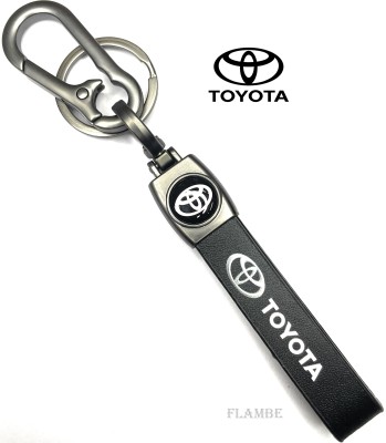 FLAMBE Toyota Car Keychain premium Stainless steel Metal finish Key Chain