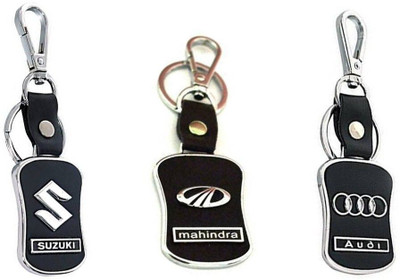GSV SuzukiMahindraAudi logo Leather hook Keychain keychain_J1142 Key Chain