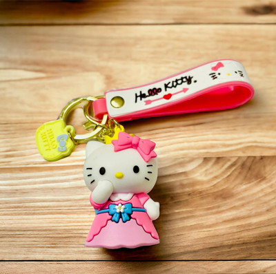 GKM 3D Hello Kitty Style Keychain Charms Cute keychain Key Chain