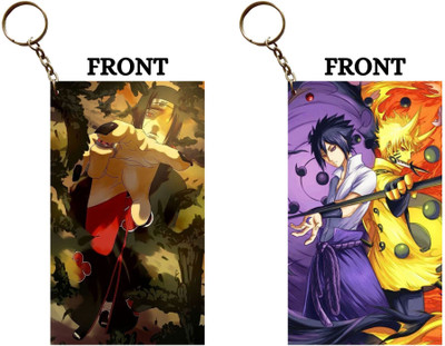Hariyaali Enterprises LLP Naruto ITACHI, NARUTO AND SASUKE PRO Unique Style 2 pcs Combo Key Chain