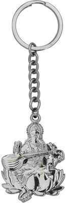 M Men Style Godess SarswatiSilver Keychain SKey2022288 Key Chain