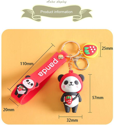 gtrp 2022 Creative Cute Panda Key Chain Pendant Cartoon Ke Key Chain