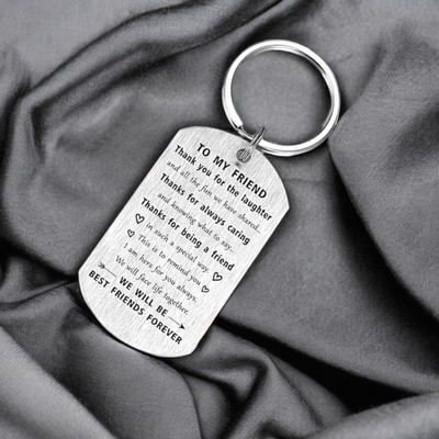 Sullery Meaningful Friendship Gift, Going Away Ideas for Friends Keychain Skey202493 Key Chain