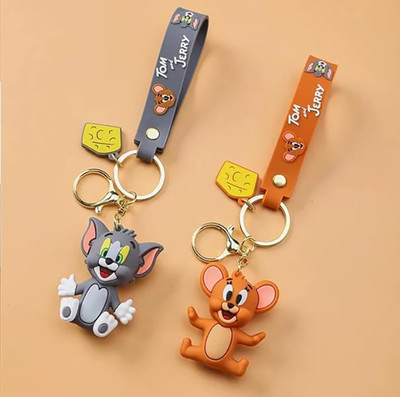 ROADWAY Tom and Jerry Combo Set Anime Keychain For Unisex Key Chain