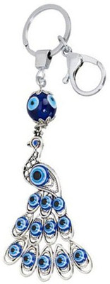 GKCH keychain-Peacock Buri Nazar Battu Evil Eye Accessorie Key Chain