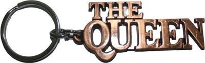 MAG BEE THE QUEEN High Quality Metal Silver Words for Gifting-kC99 Key Chain
