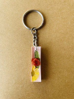 crafcan Resin Keychain | Real flowers preserved in Resin to last forever | Key Chain