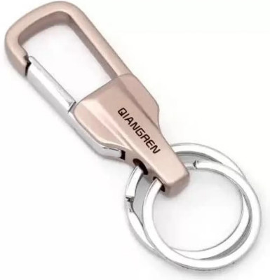 Jdp Novelty Get any 1 pcs Random Color of this Hook Locking Silver Ring Metal KeyChain4370 Key Chain