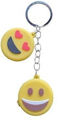 Shilpmart Emoji Keychain with Double Smiley Face Charms, Key Chain