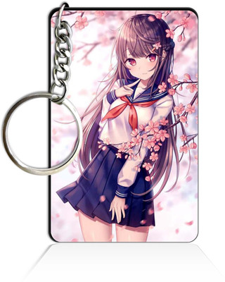Party Gift Printed Wooden Rectangle Hero key ring Keychain PGRQ255KY (154) Key Chain