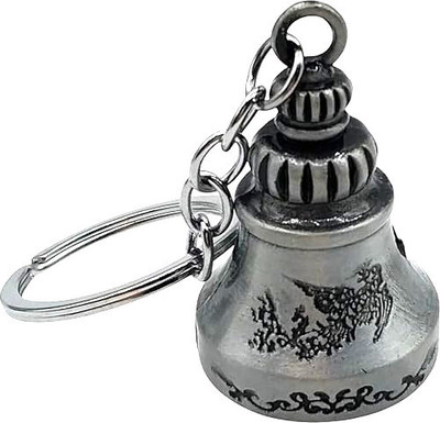 Meeko.com Keychain-Tibetan Gaurdian Bell Shaped Keyring for men and women Key Chain