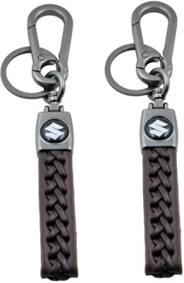 MAG BEE Styling Car Keychain/Keyring Compatible with Suzuki Combo Pack of 2 BIke/Scooty Key Chain