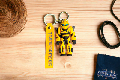 Skycart 3D transformers bumblebee Figure Keyring Key Chain