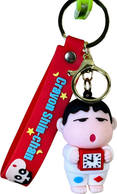 Kraft Crate Shinchan Inspired 3D Rubber Keychain | Cute Cartoon Keyring | Key Chain