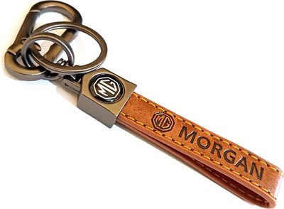 MG MORGAN Car brown leather ring hook Key Chain
