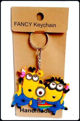 Meeko.com minion family Premium Keychain for Car Bike Home Keychain-A Key Chain