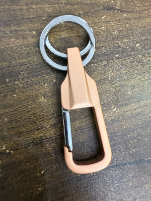Ride2joy Omuda Hook Locking Silver Metal key ring Key chain for Bike Car Key Chain