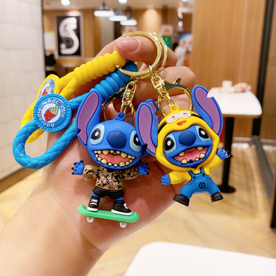 Star Work 3D Silicone Pack Of 1 High-Quality PVC Material Keychain for Boys and Girls Key Chain