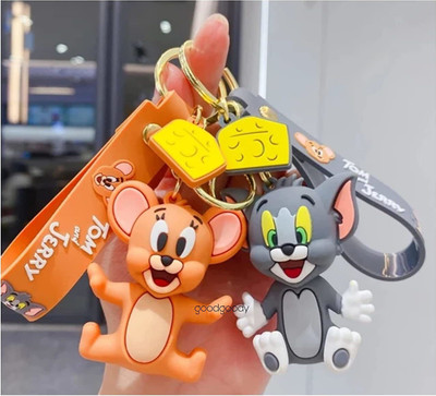 gtrp Cute Tom and Jerry Keychain | keyring and bag hanging pack of 2 Key Chain