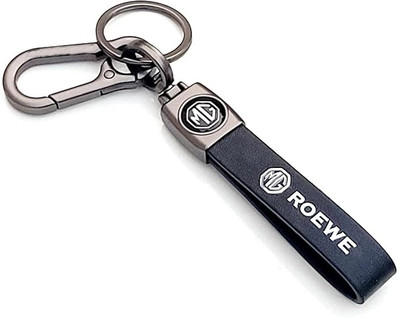 MG ROEWE LEATHER KEYCHAINS AND KEYRINGS COMPATIBLE WITH CAR AND BIKE Key Chain