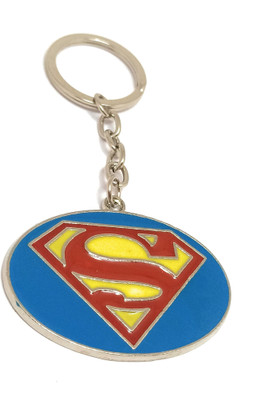Key Era Superman Single Side Oval Shape Key Chain