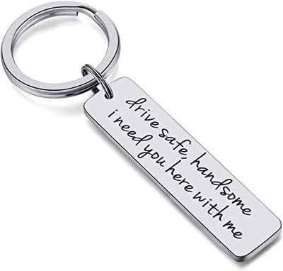 MOHIT CRAFT Drive Safe Keychain Keychain Gifts for Boyfriend Couple Husband Dad Birthday Key Chain