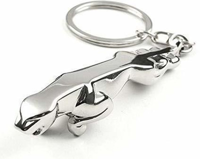 Meeko.com Jaguar Logo Metallic Car & Bike Key Chain Key Chain