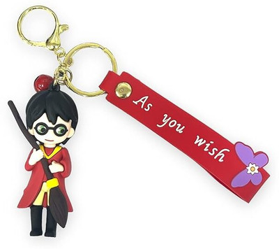 Augen Premium Harry Potter Action Figure Gifting Key Ring AntiRust (Pack of 1) Plastic Key Chain