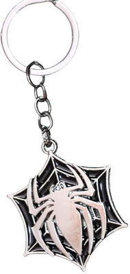 Bunny Creation Spinner Spider Black Key Chain