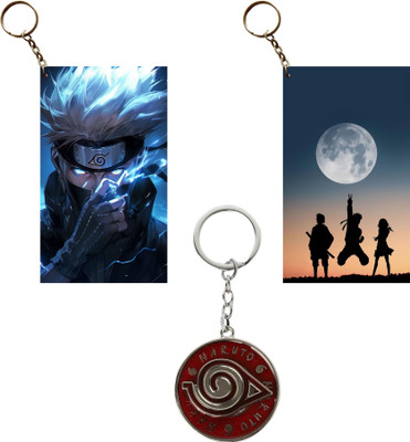 Hariyaali Enterprises LLP Naruto KAKASHI CHIDORI FLY NARUTO Spinning Unique Style 3 pcs Combo Key Chain