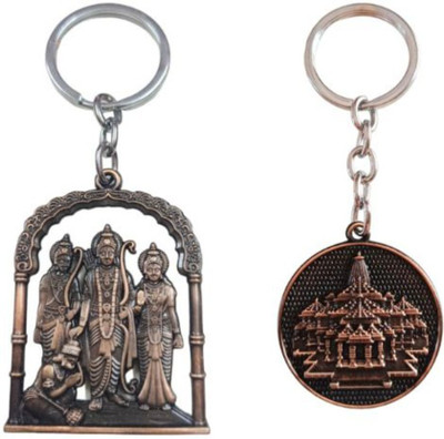 PEARLISH Ram Mandir & Ram Darbar Keychain combo Y-1 Key Chain