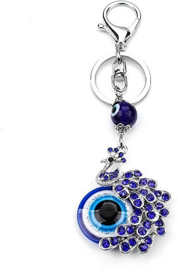 Auto Emporium Peacock Evil Eye Keychain Key Chain
